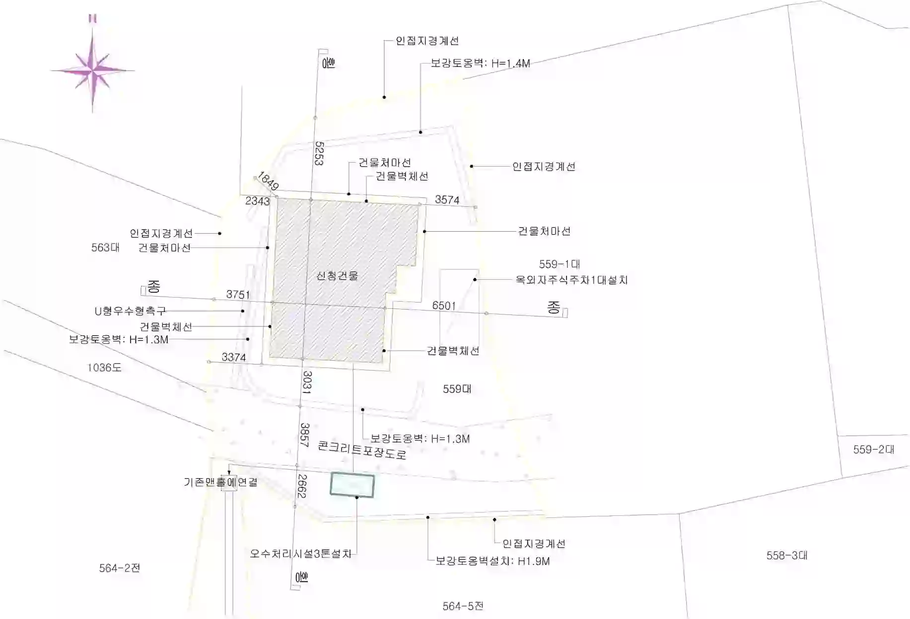 볼음도리 559 배치도 이미지